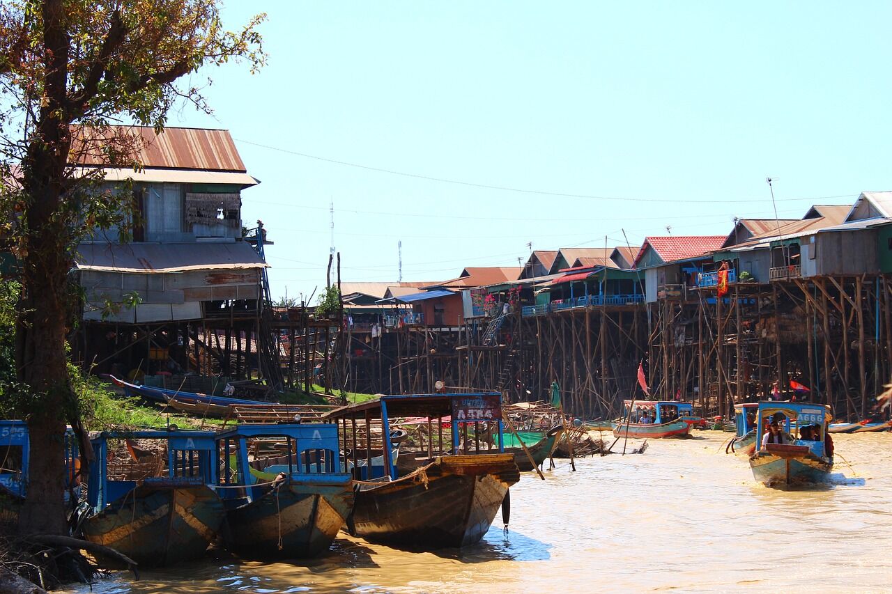 Witness floating villages on Cambodia Tours